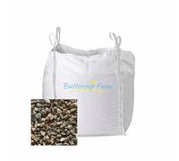 Buttercup Farm Grey/cream Mottled Pebbles - 10-25mm - Premium Aggregate Bulk Bag - 850 Kilos