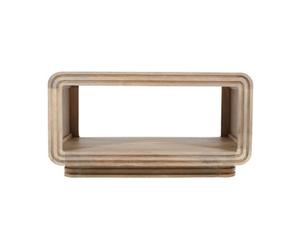 Buttercup Farm Hudson Carved Coffee Table - Mango Wood - L55 X W85 X H45 Cm