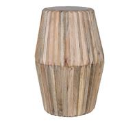 Buttercup Farm Hudson Carved Side Table - Mango Wood - L19 X W19 X H58 Cm