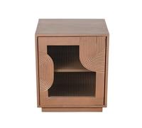 Buttercup Farm Indus Bedside Table - Solid Wood - L40 X W50 X H60 Cm - Brown