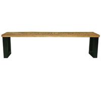 Buttercup Farm Induse Bench - Mango Wood/iron - L44 X W180 X H45 Cm - Mango Pp Saw Finish