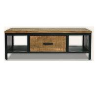 Buttercup Farm Induse Coffee Table 1 Drawer - Mango Wood/iron - L60 X W120 X H41 Cm - Pp Sawn Finish