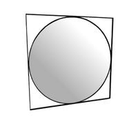 Buttercup Farm Isaac Mirror - Glass/iron - L1.5 X W77 X H77 Cm - Black