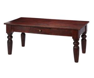 Buttercup Farm Jaipur Dark Mango Coffee Table - Solid Mango Wood - L55 X W45 X H110 Cm