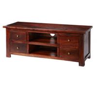 Buttercup Farm Jaipur Dark Mango Tv Cabinet - Solid Mango Wood - L48 X W130 X H50 Cm