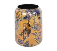 Buttercup Farm Jungle Vase Large - Iron/paper/enamel - L47 X W47 X H62 Cm - Gold/blue