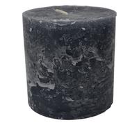 Buttercup Farm Libra Rustica Pillar Candle - Paraffin - L10 X W10 X H10 Cm - Dark Grey