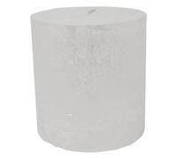 Buttercup Farm Libra Rustica Pillar Candle - Paraffin - L10 X W10 X H10 Cm - Pearl/white