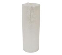 Buttercup Farm Libra Rustica Pillar Candle - Paraffin - L7 X W7 X H19 Cm - Pearl/white