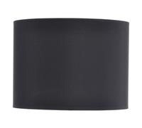 Buttercup Farm Lined Drum Lampshade - Fabric/viscose/polyamide Fram - L35.5 X W35.5 X H26 Cm - Black/silver