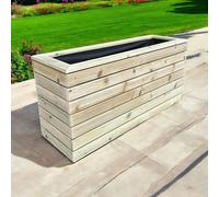 Buttercup Farm London Garden Planter - Pressure Treated Wood - L210 x W40 x H60 cm in Brown Buttercup Farm Brown