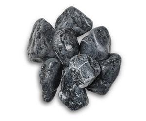 Buttercup Farm Midnight Bulk Bag 850 Kg - 60-100 mm Black Round & Oval Premium Cobbles - L100 X W100 X H80 Cm