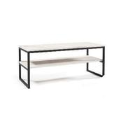 Buttercup Farm Milan Laminate Coffee Table With Shelf - L40 X W100 X H40 Cm - White