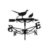 Buttercup Farm Mini Pheasant & Partridge Weathervane - Quality wind vane - Steel in Black Buttercup Farm Black