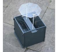 Buttercup Farm Moth Trap Without Light Inc. Rain Guard - L33 x W33 x H30 cm in Black Buttercup Farm Black