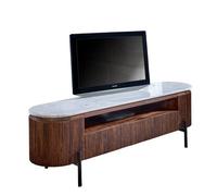 Buttercup Farm Opal Large Tv Stand With Marble Top & Metal Legs - L40 X W170 X H50 Cm