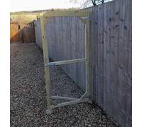 Buttercup Farm Pressure treated timber framed Aviary DOOR panel - 6' x 3' - with galvanised wire mesh 1/2" X 1/2" - 19 gauge
