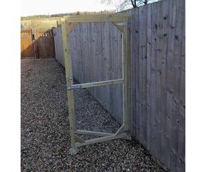 Buttercup Farm Pressure treated timber framed Aviary DOOR panel - 6' x 3' - with galvanised wire mesh 1/2" X 1/2" - 19 gauge