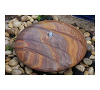 Buttercup Farm Rainbow Ufo Pebble Fountain Water Feature With Pump, Light, Reservoir And Grid - 60Cm Dia X 20Cm H