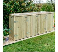 Buttercup Farm Shireburn 8 Box Store - Timber - Fits 8 x Boxes in Brown Buttercup Farm Brown