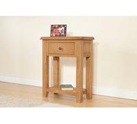 Buttercup Farm Shrewsbury Small Console With 1 Drawer & Shelf - L30 X W60 X H75 Cm - Oak