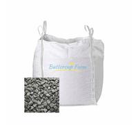 Buttercup Farm Silver/grey Round & Oval Cobbles - 40-100mm - Premium Aggregate Bulk Bag - 850 Kilos