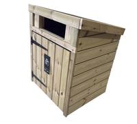 Buttercup Farm Single Commercial Bin Store For Outdoor Use - L77 X W65 X H93 Cm - Fully Assembled