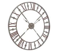 Buttercup Farm Skeleton Wall Clock - Iron - L4.5 X W73 X H73 Cm - Grey/rusty