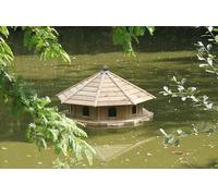 Buttercup Farm Somerton Floating Duck Eight Nest - Pressure Treated Red Pine - L180 x W180 x H90 cm