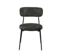 Buttercup Farm Stackable Glenn Dining Chairs (Pack Of 2) - Velvet - L52 X W52 X H78 Cm - Dark Green