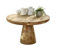 Buttercup Farm Surrey Coffee Table Mushroom Style - Solid Mango Wood - L80 X W80 X H45 Cm