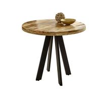 Buttercup Farm Surrey Round Dining Table 4 Seater - Solid Mango Wood - L90 X W90 X H78 Cm