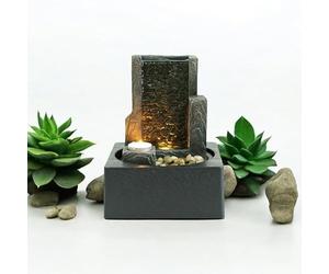 Buttercup Farm Table-Top Fountain - L18 x W18 x H25 cm