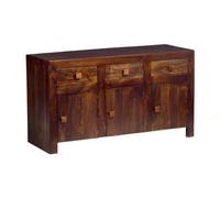 Buttercup Farm Toko Dark Mango Large Sideboard - Solid Mango Wood - L45 X W135 X H75 Cm