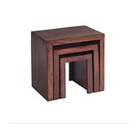 Buttercup Farm Toko Dark Mango Nest Of 3 Tables - Solid Mango Wood - L30 X W46 X H46 Cm