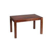 Buttercup Farm Toko Dark Mango Small Dining Table - Solid Mango Wood - L80 X W120 X H76 Cm