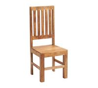 Buttercup Farm Toko Light Mango Slat Back Chair (Set Of 2) - Solid Mango Wood - L46 X W45 X H109 Cm