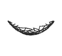 Buttercup Farm Twig Oval Bowl Small - Aluminium - L50 X W20 X H14 Cm - Raw Black