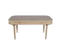 Buttercup Farm Valencia 6 Seater Dining Table - Cane & Mango Wood - L90 X W165 X H78 Cm