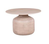 Buttercup Farm Valencia Round Coffee Table - Cane & Mango Wood - L80 X W80 X H45 Cm