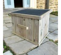 Buttercup Farm Waterproof Wooden Storage Chalk Board Box - L70 X W50 X H50 Cm - Fully Assembled