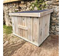 Buttercup Farm Welly Storage Box - Pressure Treated Wood - L70 X W50 X H50 Cm
