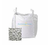 Buttercup Farm White Dover Cobbles - 50-70 mm - Premium Aggregate Bulk Bag - 850 Kilos