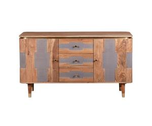 Buttercup Farm Wilton 2 Doors 3 Drawers Sideboard - Acacia Wood - L40 X W140 X H80 Cm