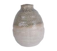 Buttercup Farm Woven Vase Extra Large - Ceramic - L34 X W34 X H47 Cm - Taupe/white