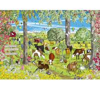 Buttercup Field 1000 Piece Jigsaw Puzzle; Emma Joustra art Collection; Eco-Friendly, Gift for Adults & Families