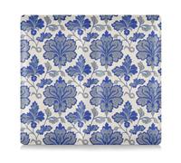 Buttercup Sweet Potato Pattern Grey Blue Premium Leather Registration and Insurance Card Holder Wallet Accessories Case for Cards, Essential Document, Driver License Vehicle Paperwork, Buttercup Sweet
