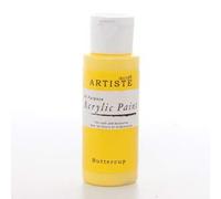 Buttercup Yellow docrafts Artiste All Purpose Acrylic Craft Paint - 59ml