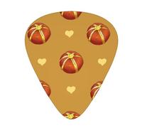 Buttered Bread Print Guitar Picks 12 Pack - Thin Medium Heavy Plectrums for Acoustic Guitar Bass Electric Guitar