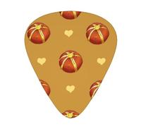 Buttered Bread Printed guitar picks for acoustic, electric, and band players, 12 pieces in 3 different thicknesses